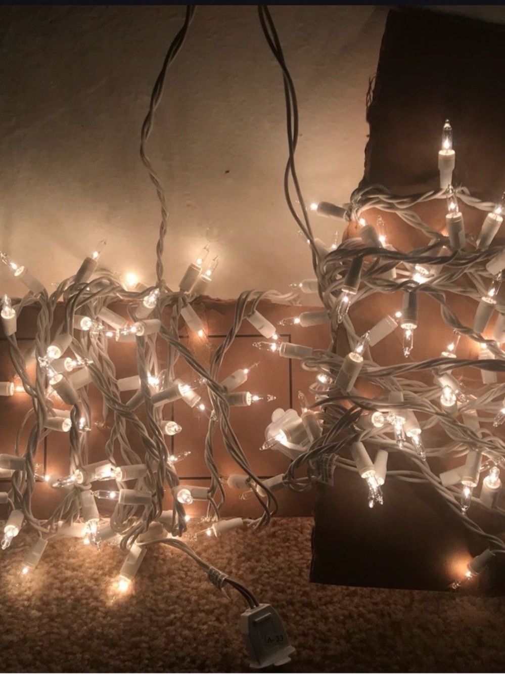 Source Unknown Warm White Mini LED Holiday String Lights